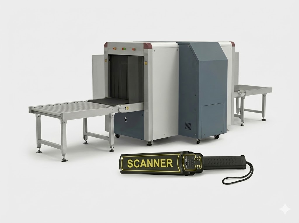 X-ray and passive screening equipment for security checkpoints and border control