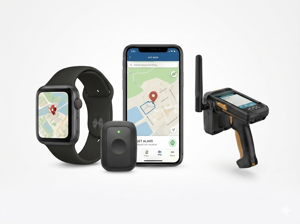 GPS vehicle and personnel tracking hardware for real-time fleet monitoring